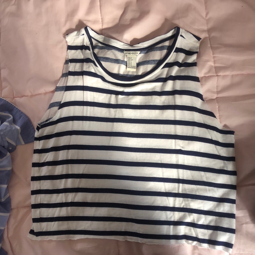 Stripped tank top